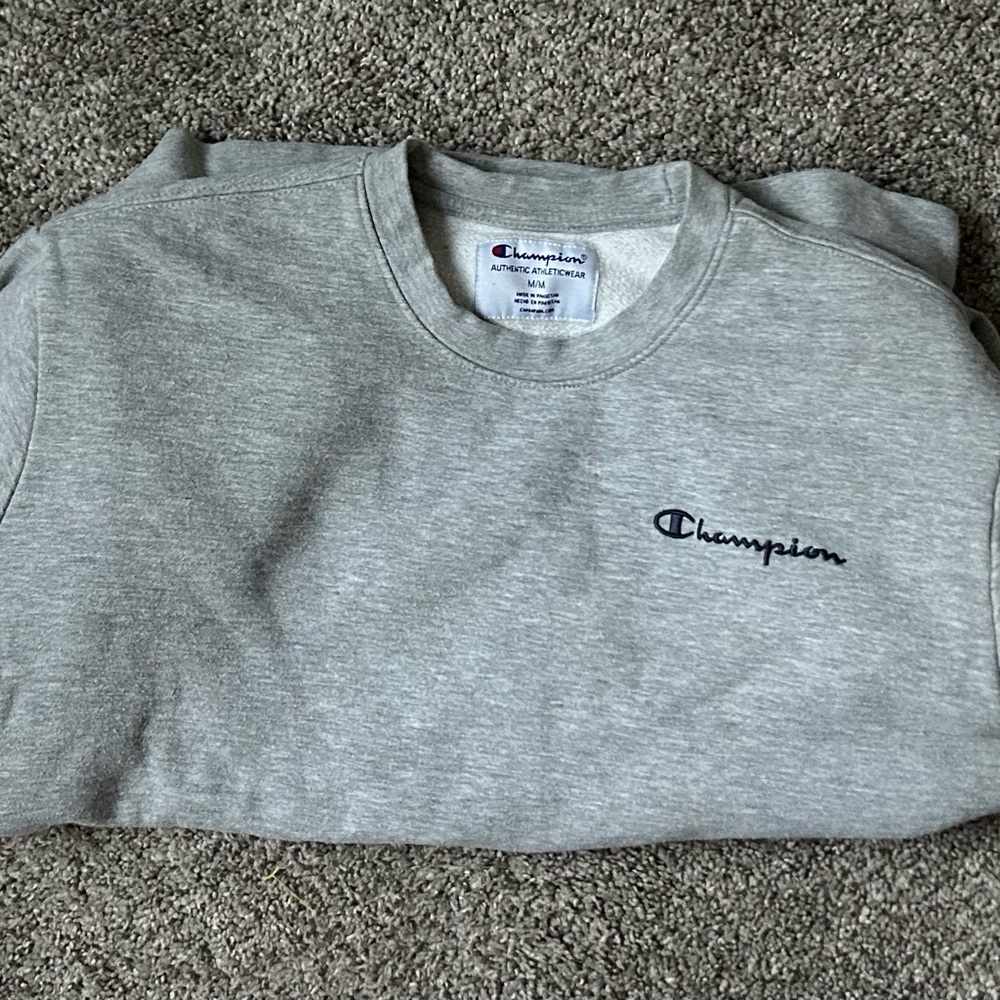 Champion Heather Gray Crewneck